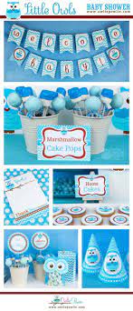 Blue Owl Baby Shower Party Printable Package Invitation Etsy Owl Baby Shower Boy Owl Baby Shower Boy Baby Shower Printables