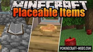 How to make a pumpkin pie in minecraft 1 7 10 Rosy S Placeable Items Decor Mod For Mc 1 16 5 1 15 2 Pc Java Mods