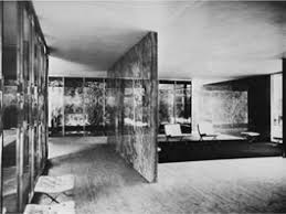 Barcelona pavillon over view of the barcelona pavilion the use of different materials Barcelona Pavillon Ludwig Mies Van Der Rohe