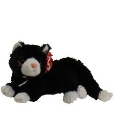 Black And White Beanie Baby Cat Pin On Beanie Babies Boos Cats I Want