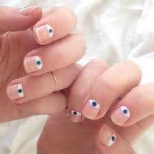 10 Cool Nail Art Ideas Designlovefest Evil Eye Nails Eye Nail Art Minimalist Nails