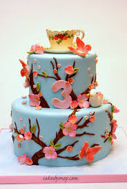 Teacup And Blossoms Cake Painted Cakes Fancy Cakes