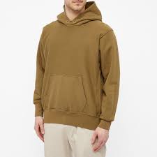 Stone island garment dyed hooded jacket 'black'. Les Tien Vintage Heavyweight Popover Hoody Military End