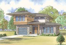 Nelson Design Group House Plan 1009 The Rio Modern House Plan The most common modern house drawing material is paper.