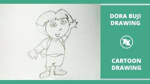 How To Draw Dora The Explorer Dora Cartoon Easy Drawings Cartoon Drawings