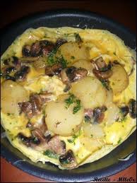 Omelette Champignons Pommes De Terre Et Son Persil Recette Ptitchef Omelette Champignons Recettes De Cuisine Recette