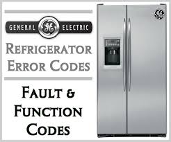 If the refrigerator temperature doesn't budge, try cleaning the compressor coils, because dirty coils can prevent efficient cooling, pacella says. Ge Refrigerator Error Codes Fault Function Codes