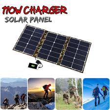 110w 18v Foldable Sunpower Solar Panel Charger Solar Power Bank Usb Camouflage Backpack For Camping Hiking Electronic Components Diy Kits From Electronics On 2020