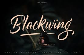 Ambassador script font custom preview tool. Blackwing Custom Brush Lettering Script Font 441460 Script Font Bundles