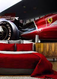 Ferrari F1 Wall Mural Wallsauce Uk Boy Bedroom Design Racing Bedroom Boys Room Mural