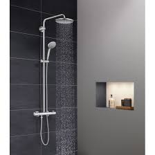 Check spelling or type a new query. Grohe Euphoria Thermostatic Shower System With Rough In Valve And Turbostat Technology Reviews Wayfair