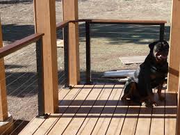 Aluminum deck mount stair intermediate post without holes (undrilled) 49 inch tall (cut to height) for cable deck railing fence systems (powder coat black) 4.0 out of 5 stars 9 1 offer from $76.95 Black Aluminum Cable Railing Systems Contemporary Porch Portland By Stainless Cable Railing Inc Houzz