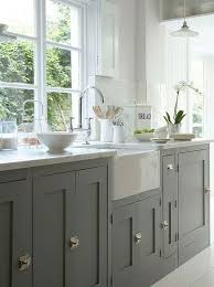 Grey Kitchen Cabinets Home Kitchens Kitchen Design Grey Kitchen Cabinets