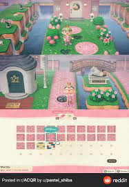 Pink Brick Path Acnh Pattern Animal Crossing New Animal Crossing Animal Crossing Villagers