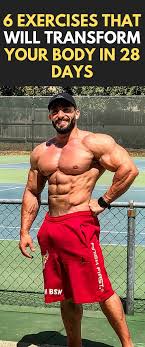 Compress abdomen, flex abdomen, forced expiration. 6 Exercises That Will Transform Your Body In 28 Days Fitness Bodybuilding Gym Transformbody Workout Bodybuilding Workout Plan Exercise Gym Workouts