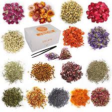 Maybe you would like to learn more about one of these? 16 Bags Natural Dried Flowers Kit Natural Dried Herbs With 2 Mesh Drawstring Bag For Soap Candle Resin Jewelry Making Bath Nail Rose Petals Rosebuds Lilium Jasmine Don T Forget Me And More Pricepulse
