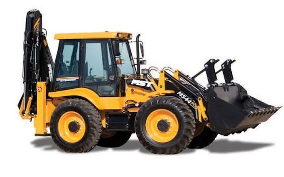 MST M544 Backhoe Loader