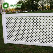 This is a video on how to build a vinyl privacy fence. How To Build A Vinyl Lattice Fence Sam Uk
