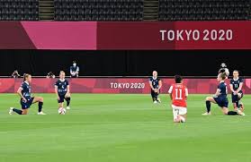 The united states olympic trials for the sport of track and field is the quadrennial meet to select the united states representatives at the olympic games. Olympics Soccer Players Kneel To Start New Era Of Olympic Activism The Asahi Shimbun Breaking News Japan News And Analysis