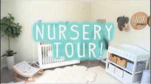 Baby Boy Nursery Tour Gender Neutral Safari Nursery Youtube
