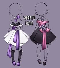 Check out amazing pinterest artwork on deviantart. Wrapped Roses Outfit Adopt Open By Miss Trinity On Deviantart Fashion Design Drawings Drawing Anime Clothes Art Clothes