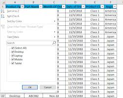 Select text filters or number filters, and then select a comparison, like between. Filter Column In Excel Example How To Filter A Column In Excel