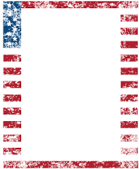 4th of july with red border and 2 rocket. American Flags Clipart Clip Art Borders American Flag Clip Art Clip Art
