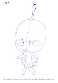 Cómo dibujar a tikki (kwami) a lápiz fácil paso a paso. Learn How To Draw Wayzz Kwami From Miraculous Ladybug Miraculous Ladybug Step By Step Drawing Tutorials Drawings Miraculous Ladybug Drawing Tutorial