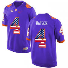 He took the tigers to a national championship at clemson, and now he's won the starting job in houston. Men S Deshaun Watson Clemson Tigers Jersey Purple 4 Football Us Flag Deshaun Watson Clemson Jersey