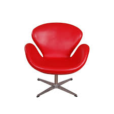 Arne jacobsen at the height of his art the replica of arne jacobsen's swan 3320 chair offers a timeless, refined, and futuristic design. Same As The Egg Chair This Red Leather Swan Chair Is Also One Of Classic Chair Of Arne Jacobsen Living Room Chairs Mid Century Lounge Chairs Chair