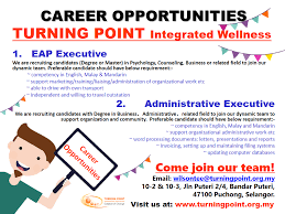 Kami berada di sini untuk membantu dalam menyediakan sokongan dan menjadi penghubung sekiranya diperlukan. Career Turning Point Integrated Wellness Sdn Bhd Facebook