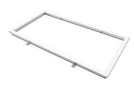 Gestrichene gk decke ausbessern (spachteln) folgendes bereitet mir z. Txl24 Einbaurahmen Fur Led Panel 60x30cm Fur Gk Decken Oder Wandeinbau In Weiss