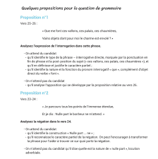 Et découvrez des corrigés proposés par des enseignants via notre partenaire studyrama. Jean Michel Le Baut On Twitter Exemples Officiels De Questions De Grammaire Pour L Oral Du Bac De Francais Dans La Ressource D Accompagnement Sur L Explication Lineaire Https T Co H2slwrrywq Eaf Reformedulycee Francais Lamartine Grammaire
