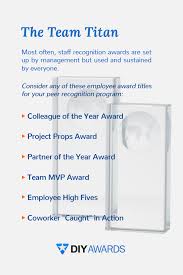 In fact, her contributions during the past year made her a clear winner of the award. Effective Employee Award Ideas For Recognizing Success With Award Categories Criteria And Names