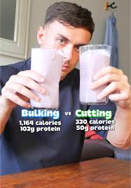 Cutting Vs Bulking Shake