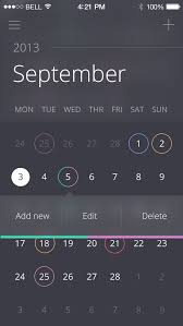 Dribbble Realpixels Jpg By Jakub Antalik Calendar App Interface Design App Design