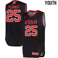 Black And Red Basketball Jersey Youth 25 Alfonso Plummer Utah Utes College Basketball Jerseys Sale Black College Basketball Jersey Jersey Utah Utes