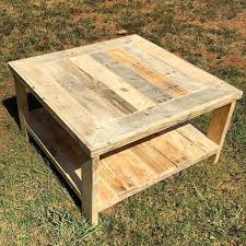I love the built in magazine storage in this table. Pallet Wood Square Coffee Table Pallet Furniture Diy Pallet Wood Coffee Table Recycled Pallet Furniture Coffee Table Plans