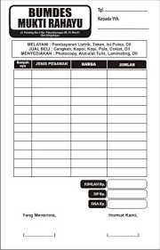 Barang yang sudah di beli. Download Kumpulan Contoh Nota Toko Cdr Karyaku