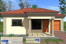 Bedroom 1 and 2 has a joint bathroom to share. Rdm5 House Plan No W2342 House Plans Free House Plans Small Modern House Plans