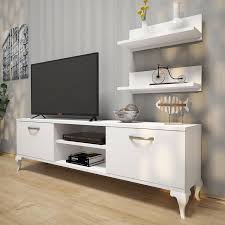 Siesta Duvar Rafli Kitaplikli Tv Unitesi Ceviz Beyaz Kapida Odeme Hepsiburada Gittigidiyor N11 Genislik 150cm 2020 Mobilya Tasarim Oturma Odasi Fikirleri