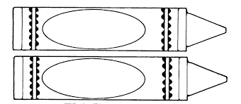 Blippi coloring book with crayons (coloring books with covermount) by editors of studio fun international. Blank Crayon Template Bitem