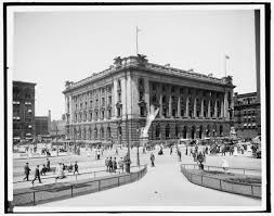 The Federal Building Cleveland Ohio 1900 Cleveland Ohio Canvas Art Prints Ohio