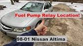 Location of the fuel pump relay for a 97 buick lesabre. 2001 Nissan Maxima Fuel Pump Relay Fuel Pump Fuses Youtube