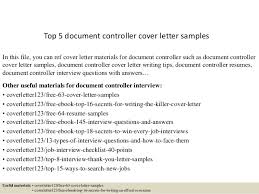 Their duties include using document management software to upload or scan paper documents. Document Control Cover Letter Verat