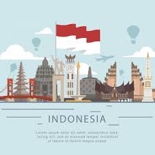 Indonesia happy independence day greeting card, banner,. Greeting Of Indonesia Independence Day Flat Style Indonesia Independence Day Indonesia Flag Indonesian Flag