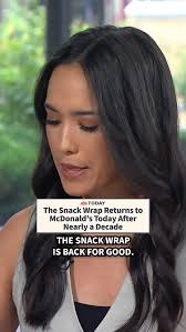 At long last, the Snack Wrap has returned to McDonald’s., The Snack Wrap,  which has been off menus for nearly a decade, features one of the chain’s  new McCrispy Strips topped with shredded lettuce and ...