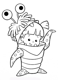 Lots of mythological monster coloring pages for children to have fun with. Monster Inc Coloring Pages Mike Sally And Other Monsters