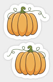 Cartoon Pumpkins Stickers Set Of Two Cartoon Pumpkin Stickers Great For Halloween Or Thanksgiving Pumpkin Drawing Pumpkin Stickers Thanksgiving Wallpaper
