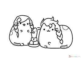 Pusheen Ausmalbilder Drucken Sie Kostenlos Online